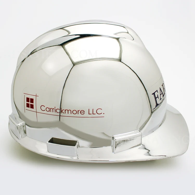 Chrome Plated Ceremonial Hard Hat - Image 24