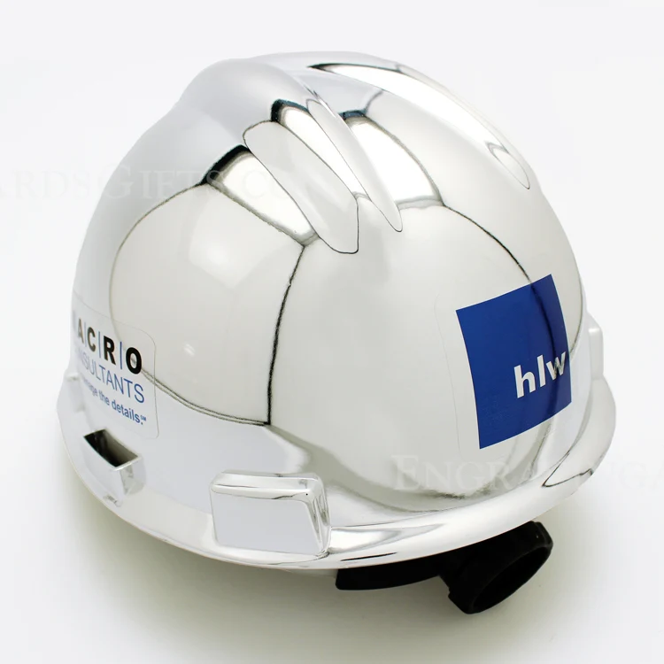 Chrome Plated Ceremonial Hard Hat - Image 25