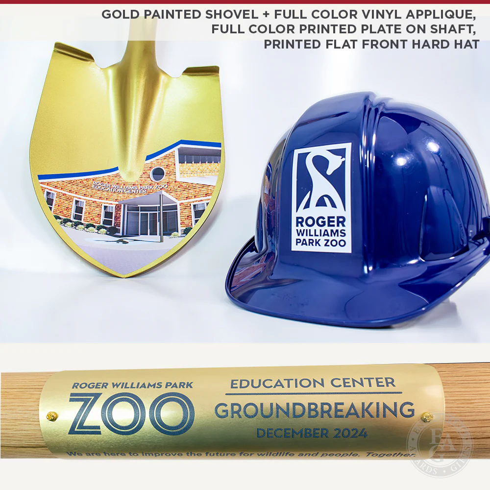 Custom Painted Ceremonial Groundbreaking Shovel - D-Handle - Image 15