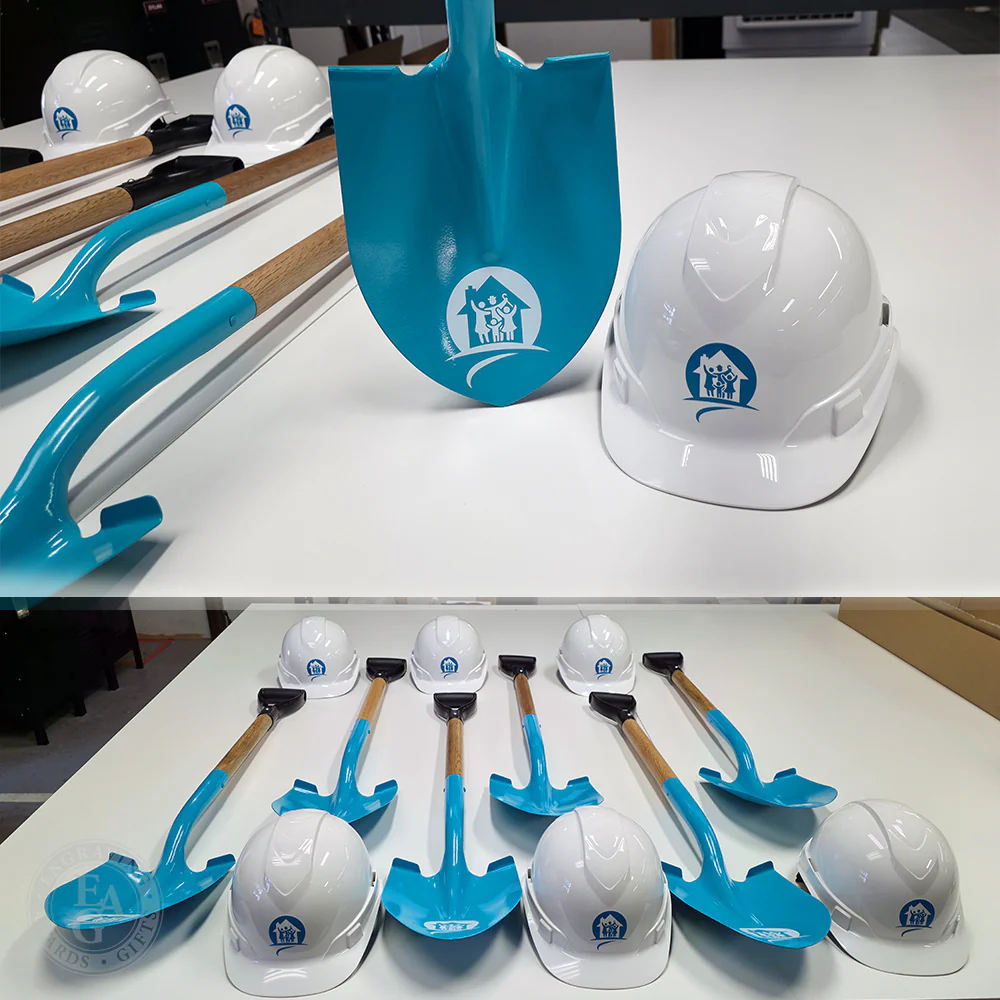 Custom Painted Ceremonial Groundbreaking Shovel - D-Handle - Image 21