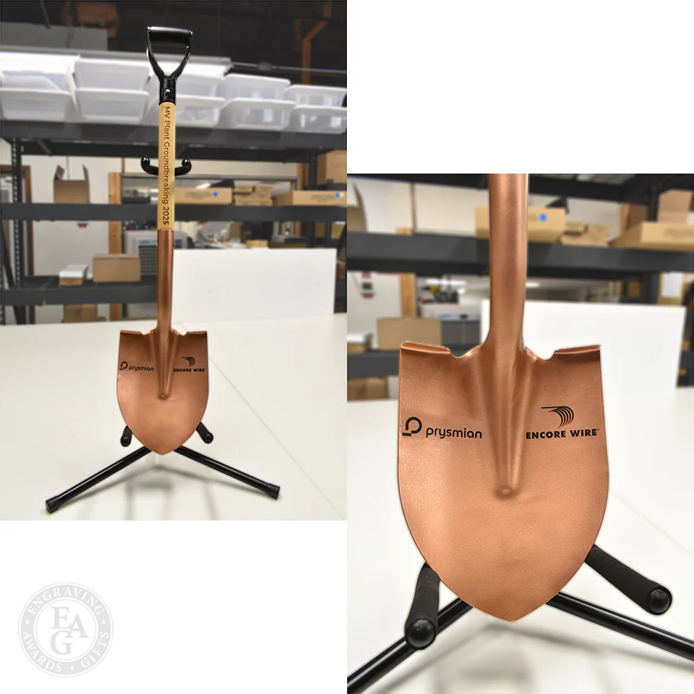 Custom Painted Ceremonial Groundbreaking Shovel - D-Handle - Image 25