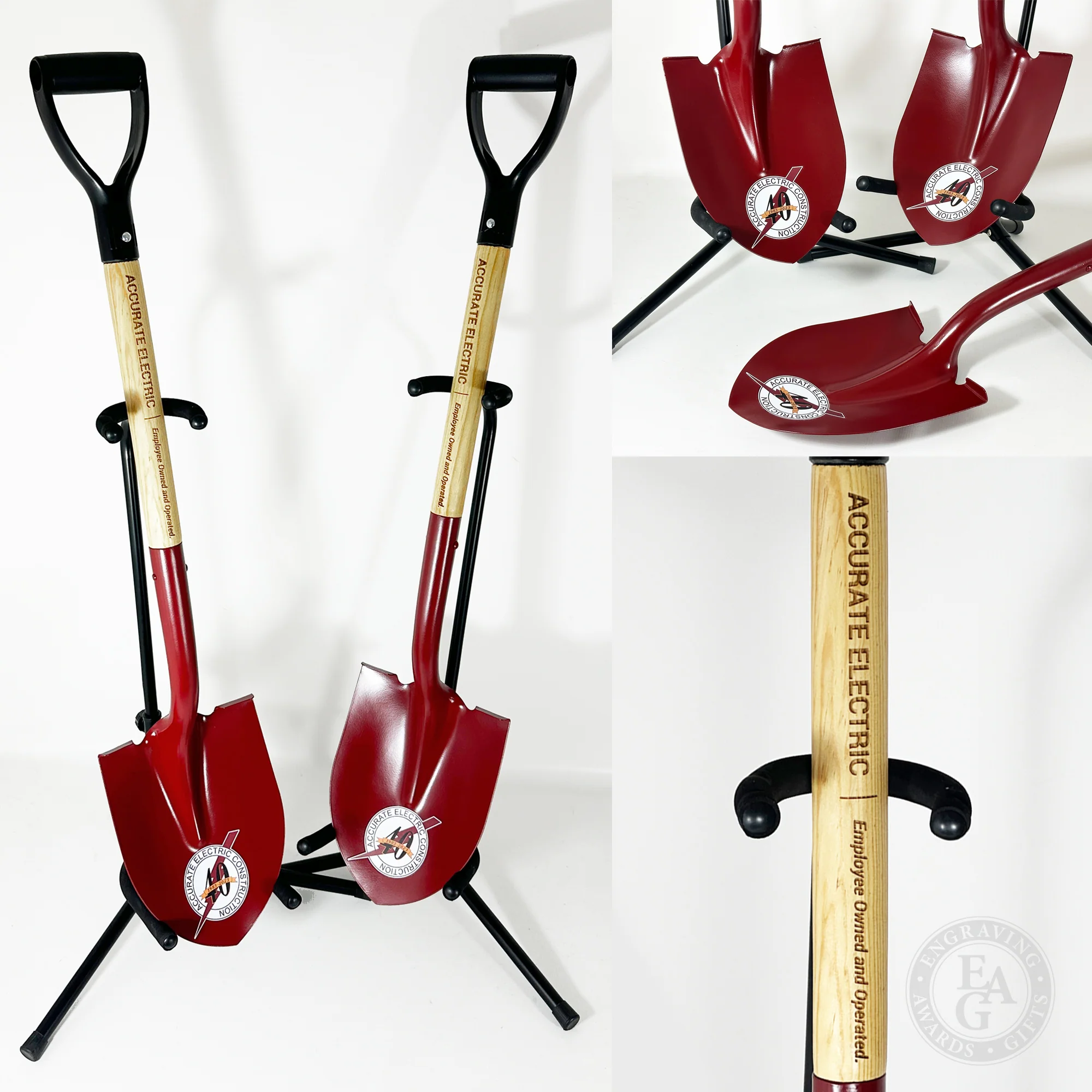 Custom Painted Ceremonial Groundbreaking Shovel - D-Handle - Image 31