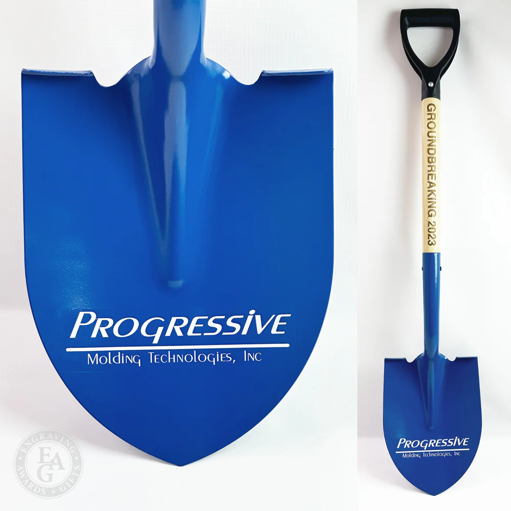 Custom Painted Ceremonial Groundbreaking Shovel - D-Handle - Image 34