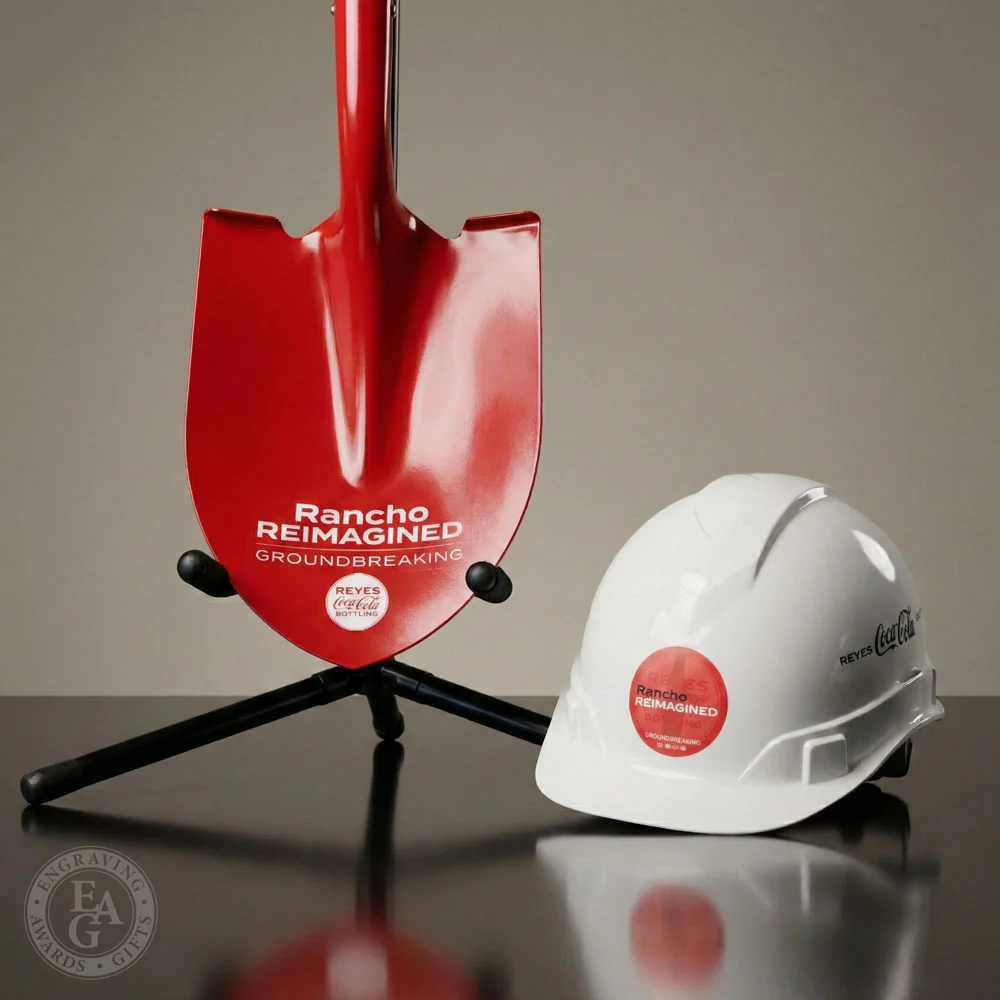 Custom Painted Ceremonial Groundbreaking Shovel - D-Handle - Image 56