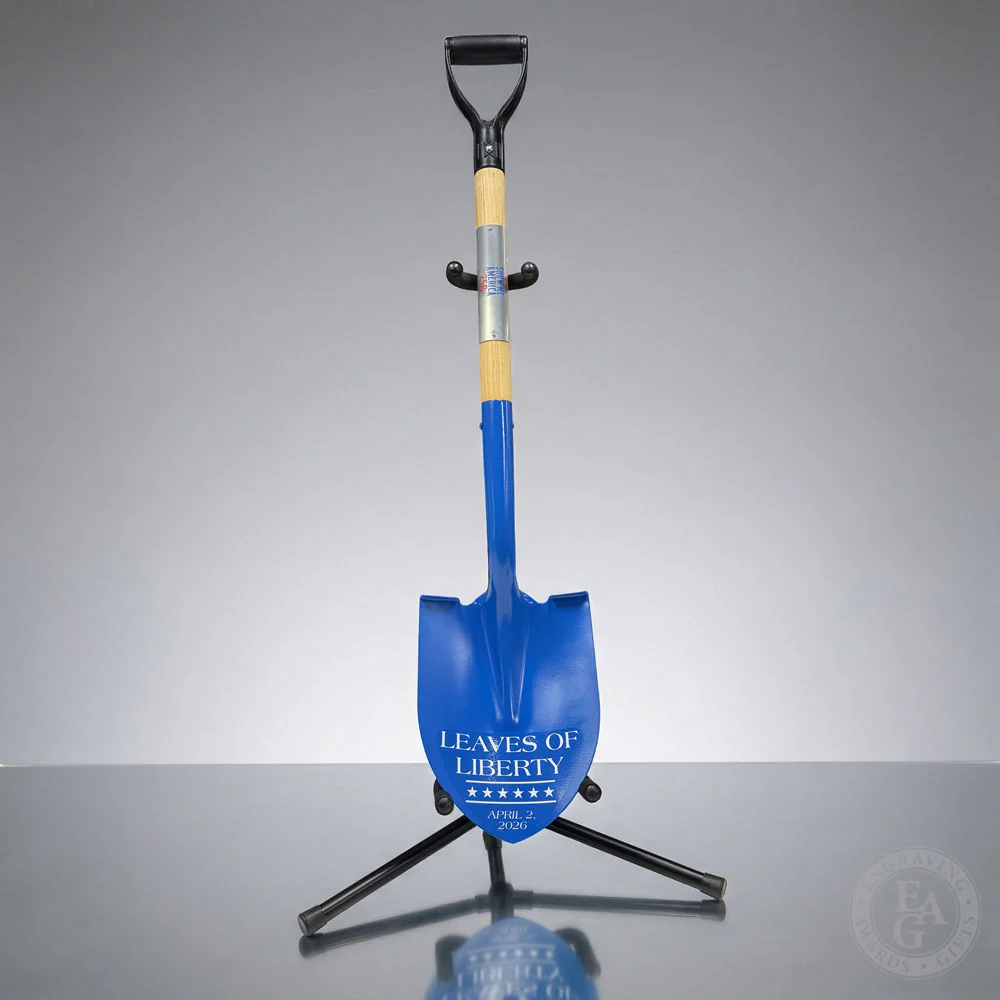 Custom Painted Ceremonial Groundbreaking Shovel - D-Handle - Image 57