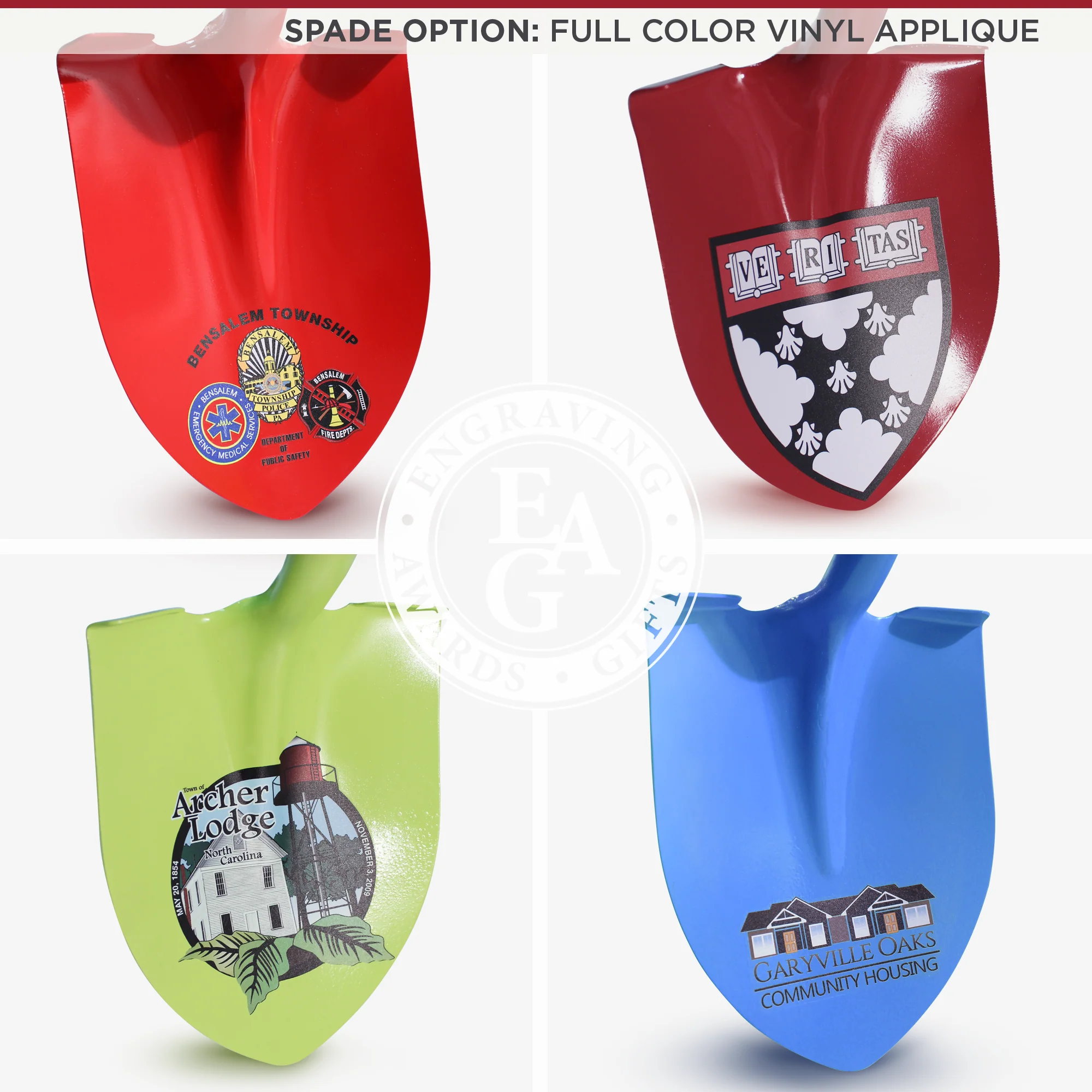 Custom Painted Ceremonial Groundbreaking Shovel - Small - Image 5