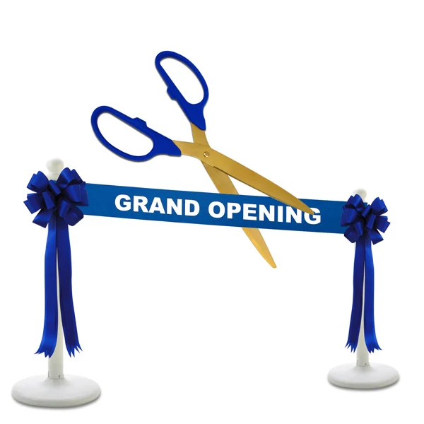 Deluxe Grand Opening Kit - 36" Ceremonial Scissors with Gold Blades - Image 5