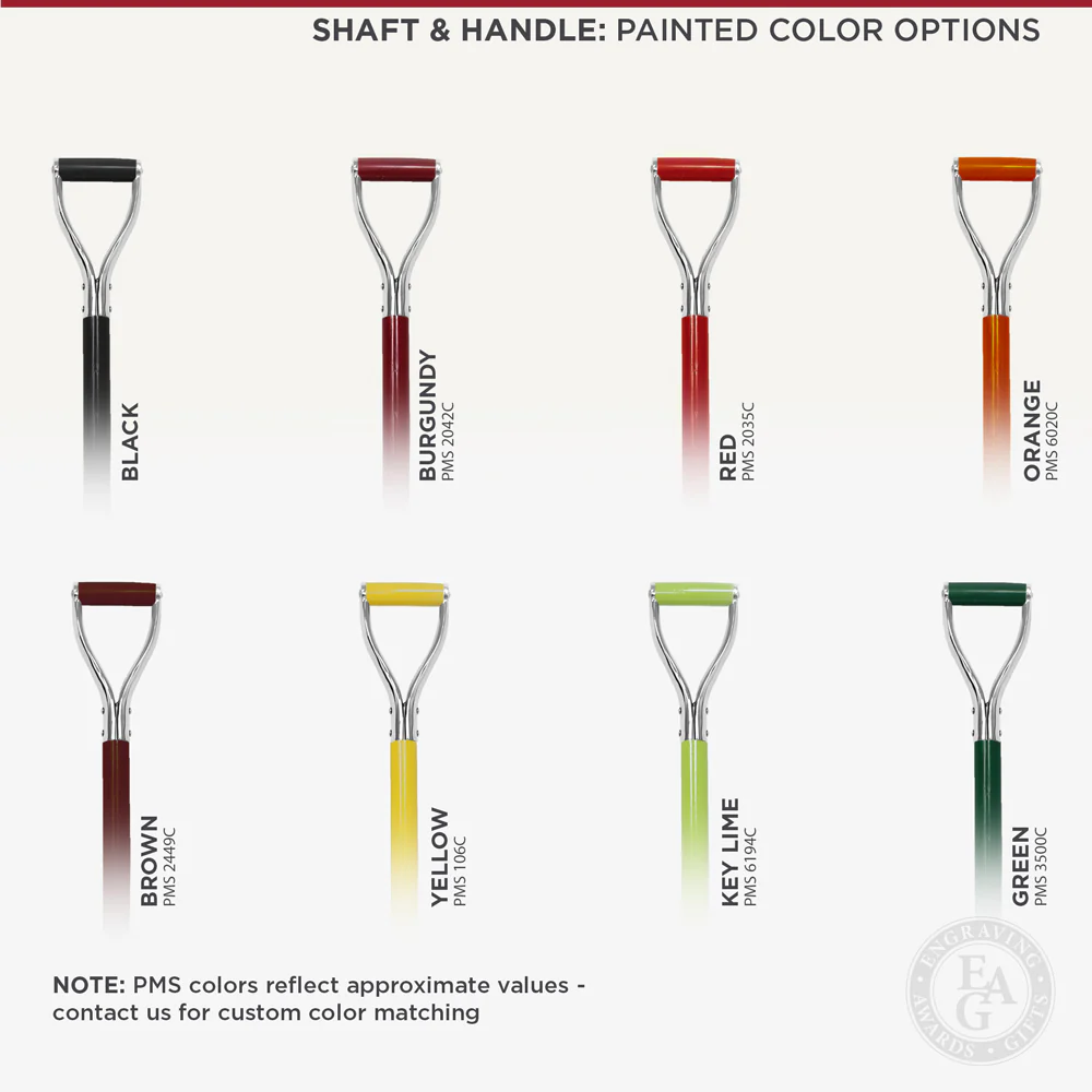 Silver Finish Ceremonial Groundbreaking Shovel - D-Handle - Image 12