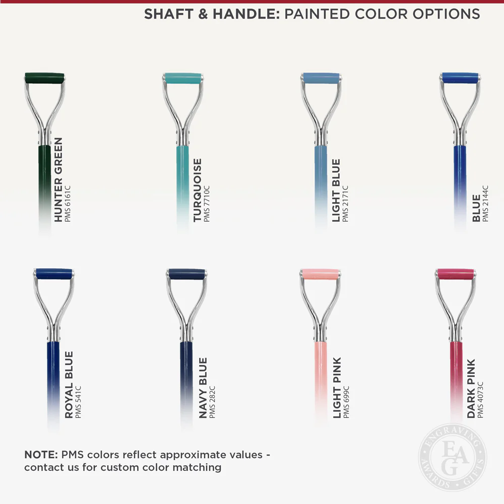 Silver Finish Ceremonial Groundbreaking Shovel - D-Handle - Image 13