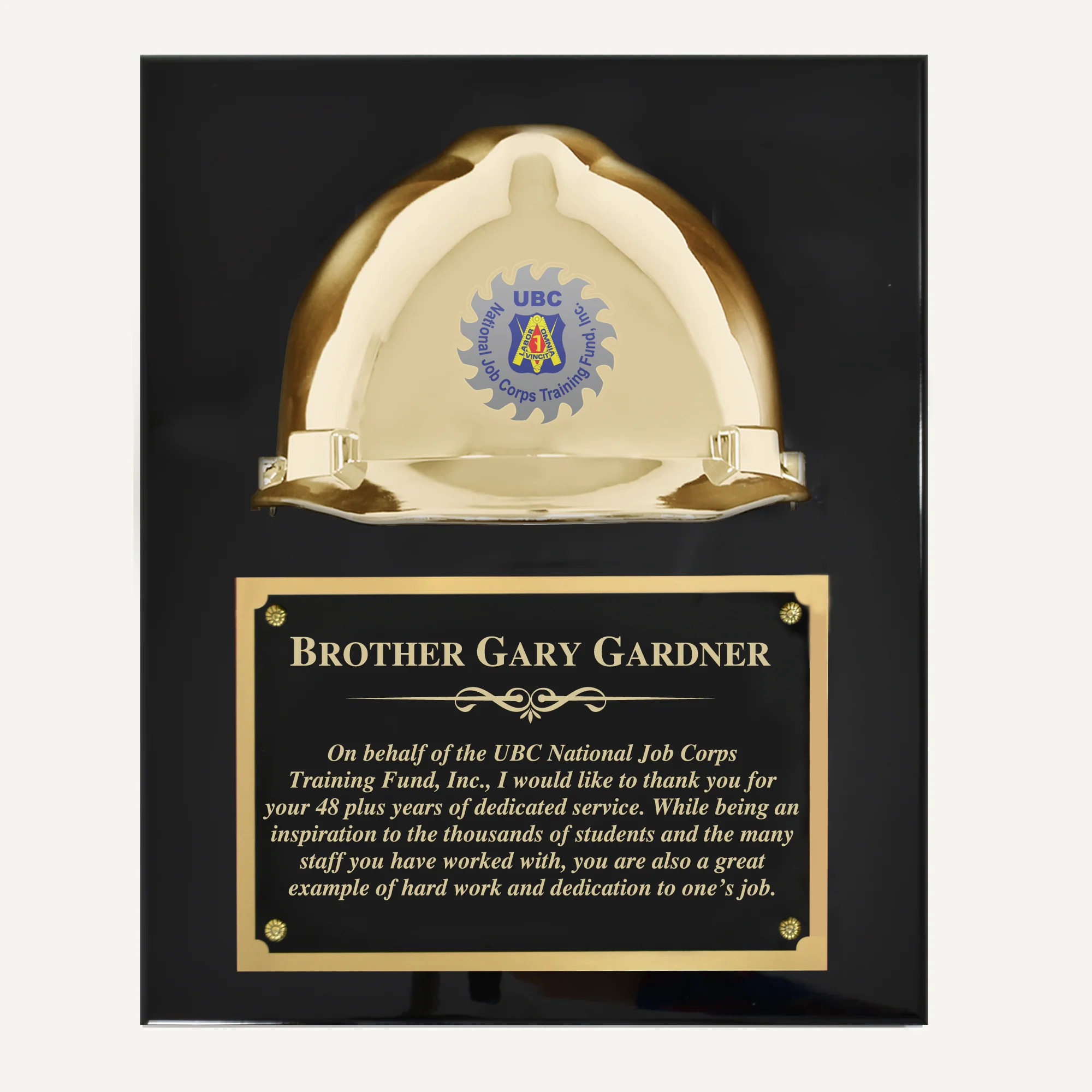 Full Size Hard Hat Plaque - Image 3