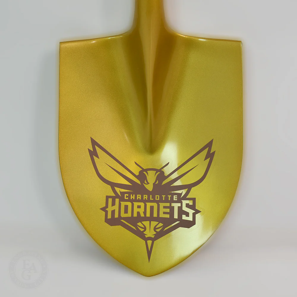 Gold Finish Ceremonial Groundbreaking Shovel - D-Handle - Image 28