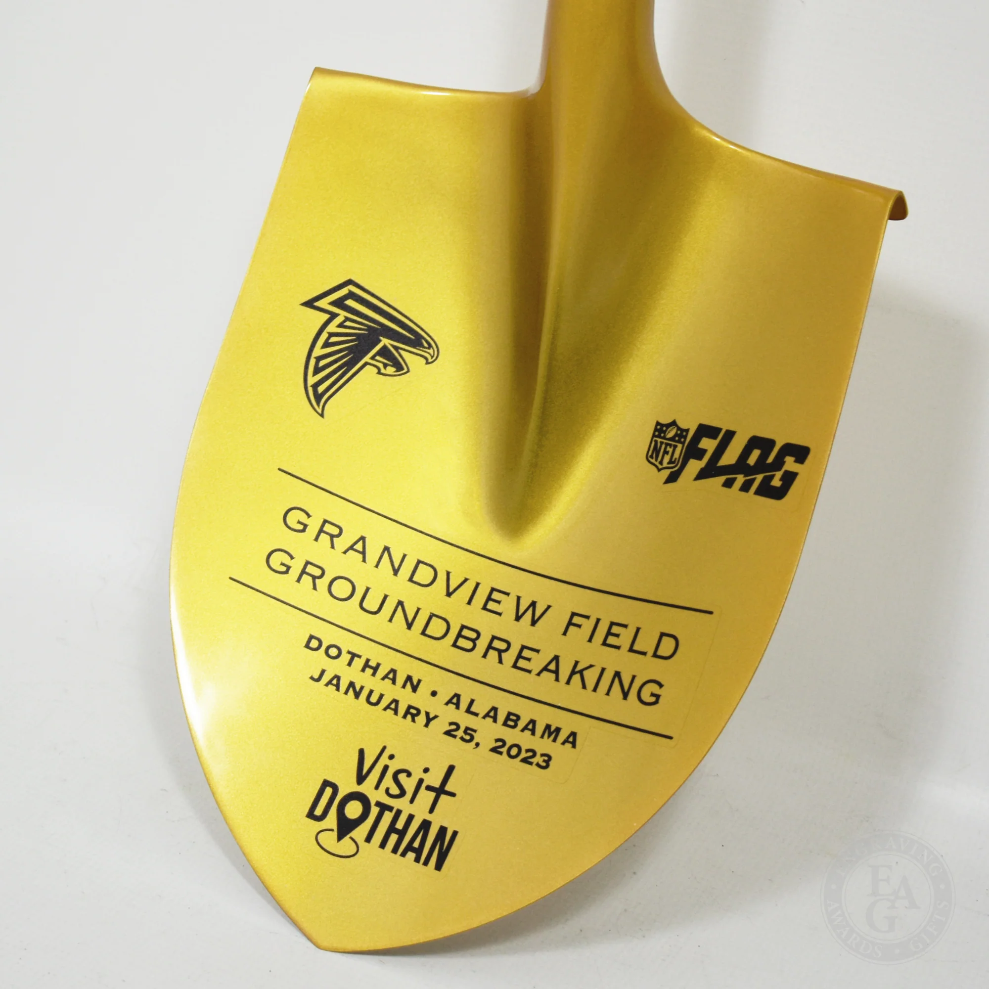 Gold Finish Ceremonial Groundbreaking Shovel - D-Handle - Image 32