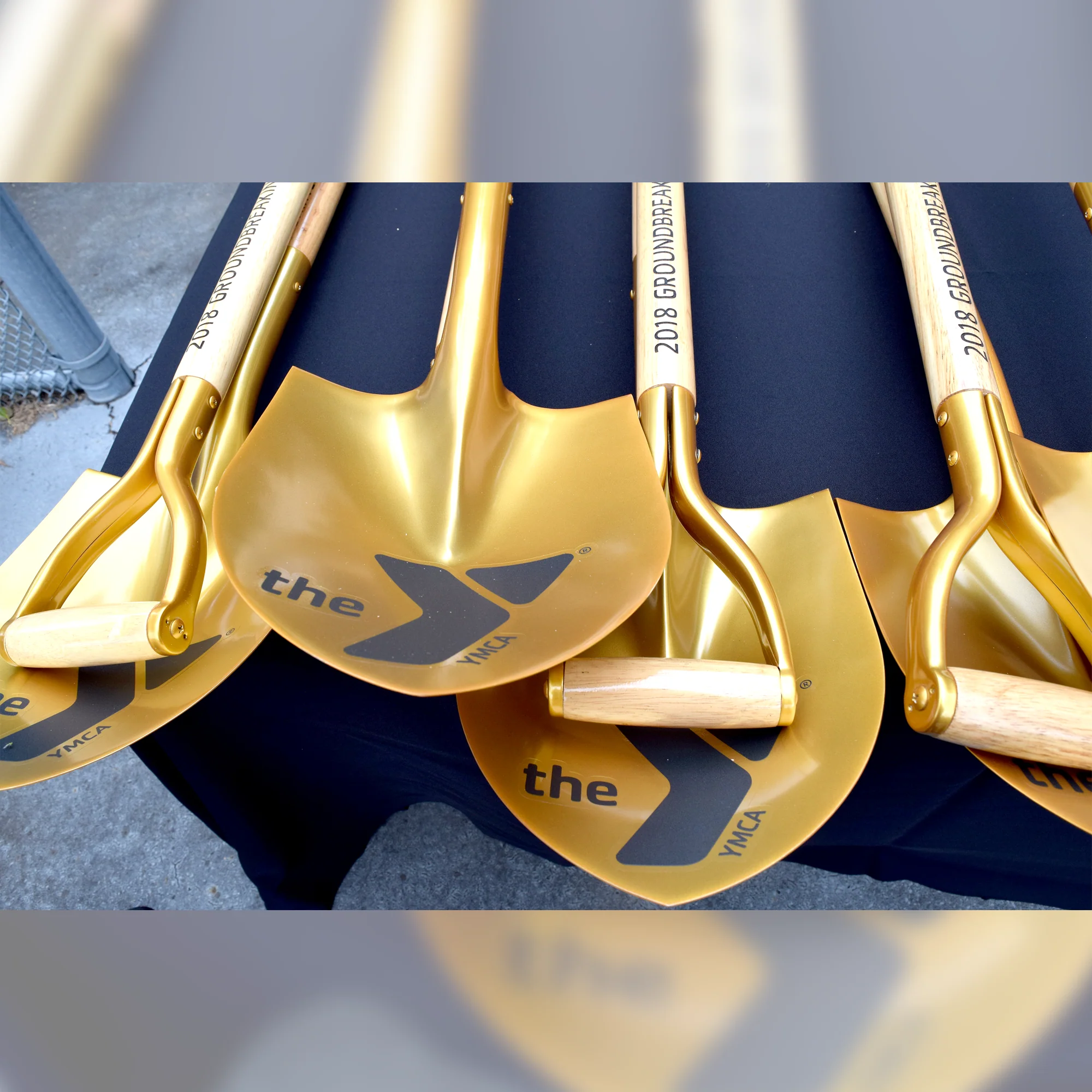 Gold Finish Ceremonial Groundbreaking Shovel - D-Handle - Image 49
