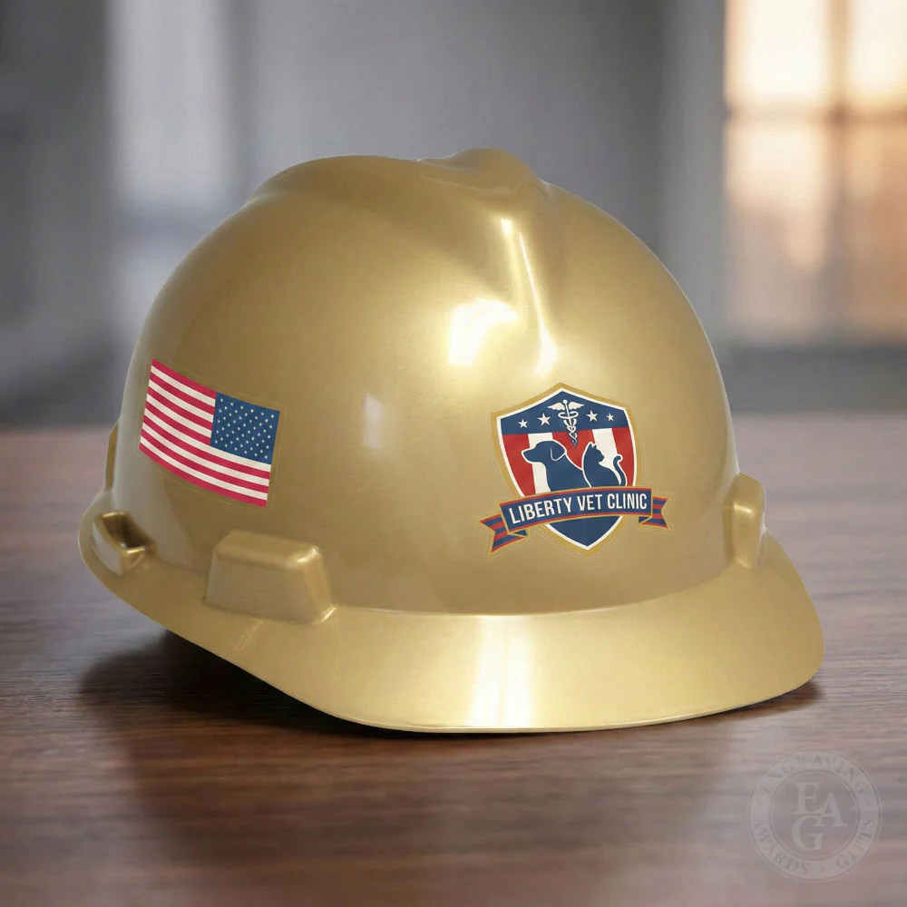 Gold Finish Ceremonial Hard Hat - Image 14