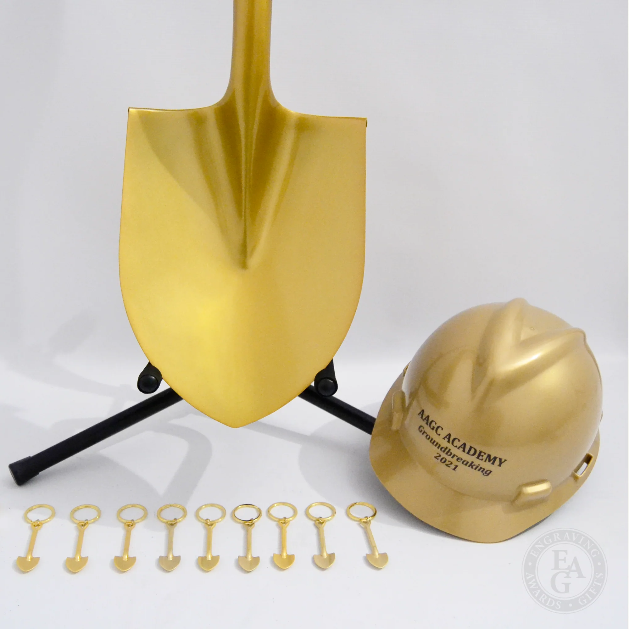 Gold Finish Ceremonial Hard Hat - Image 6