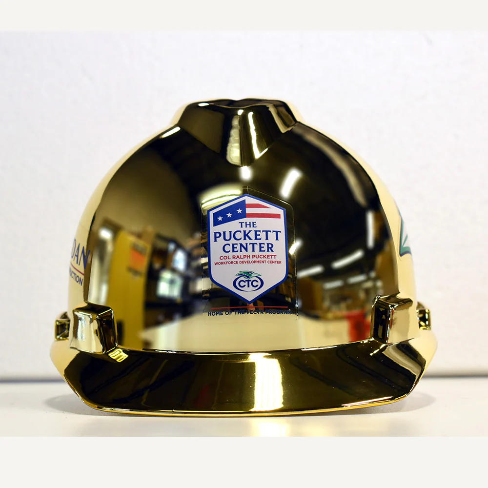 Gold Plated Ceremonial Hard Hat - Image 11
