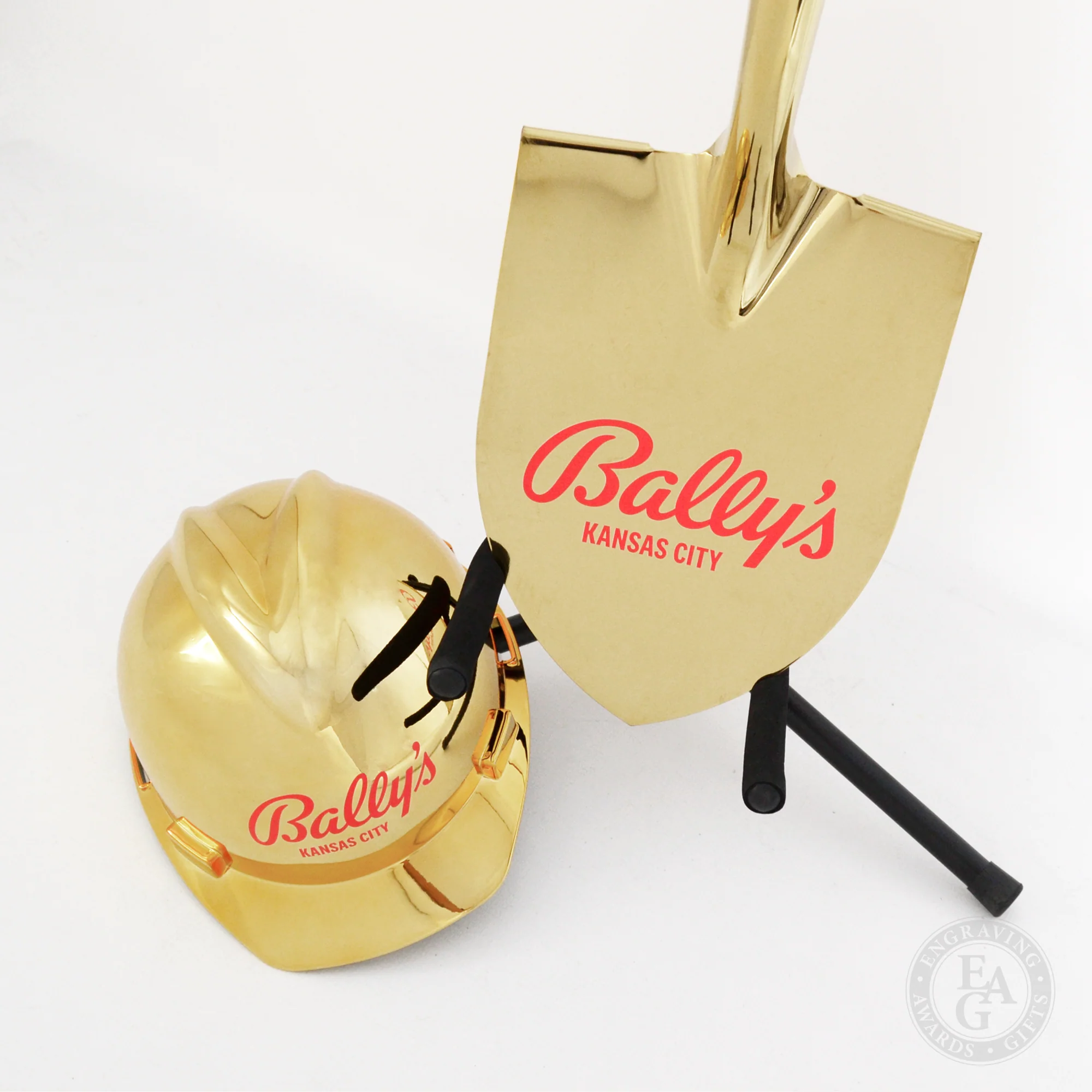 Gold Plated Ceremonial Hard Hat - Image 12