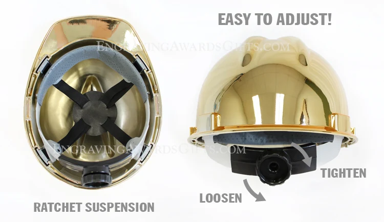 Gold Plated Ceremonial Hard Hat - Image 29