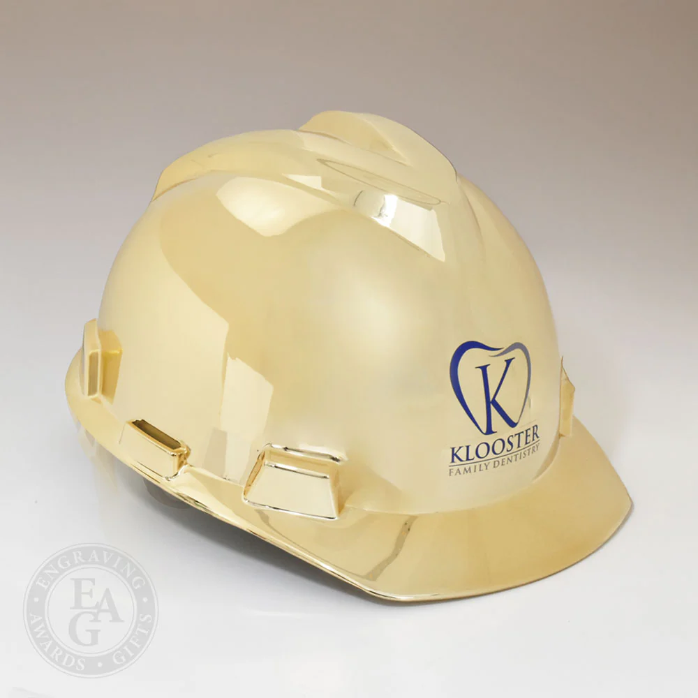 Gold Plated Ceremonial Hard Hat - Image 30