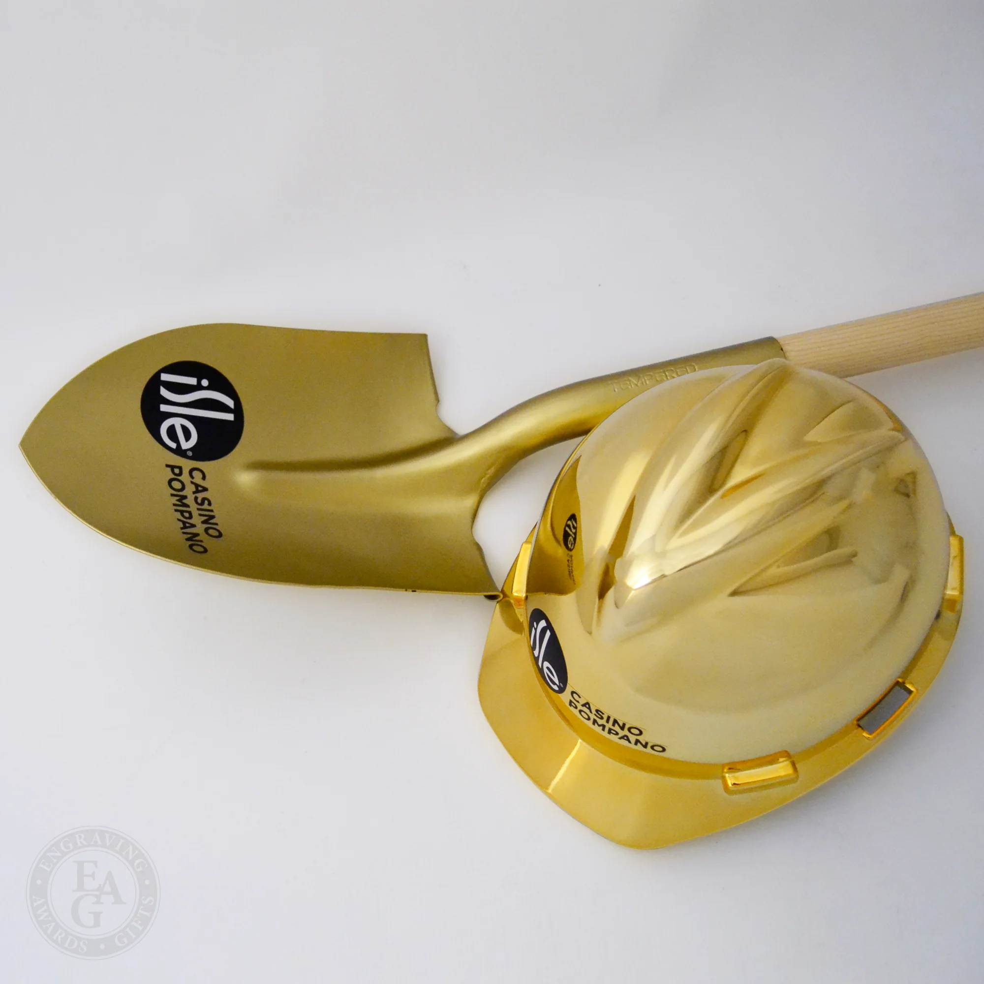 Gold Plated Ceremonial Hard Hat - Image 9