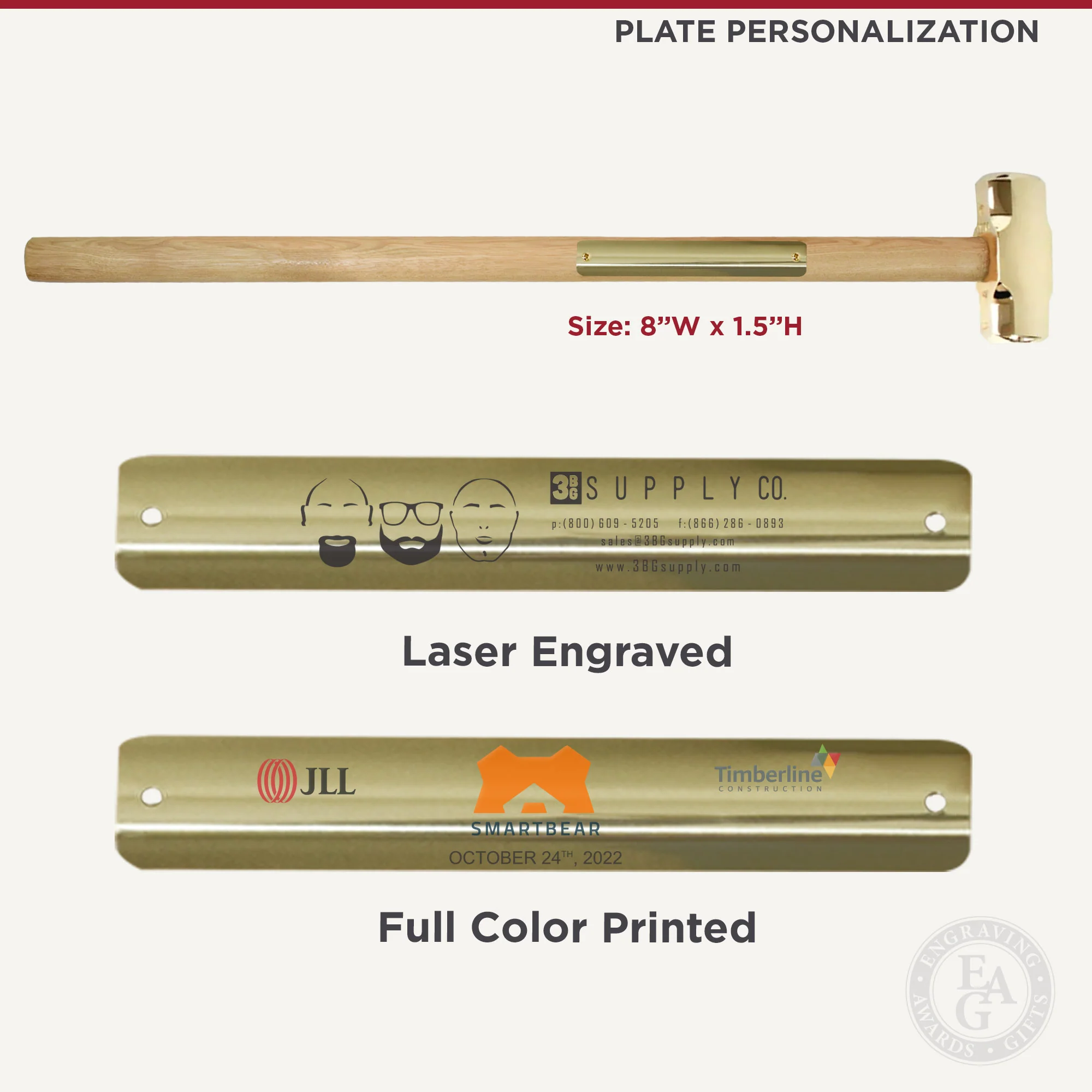 Gold Plated Ceremonial Sledgehammer - Image 10