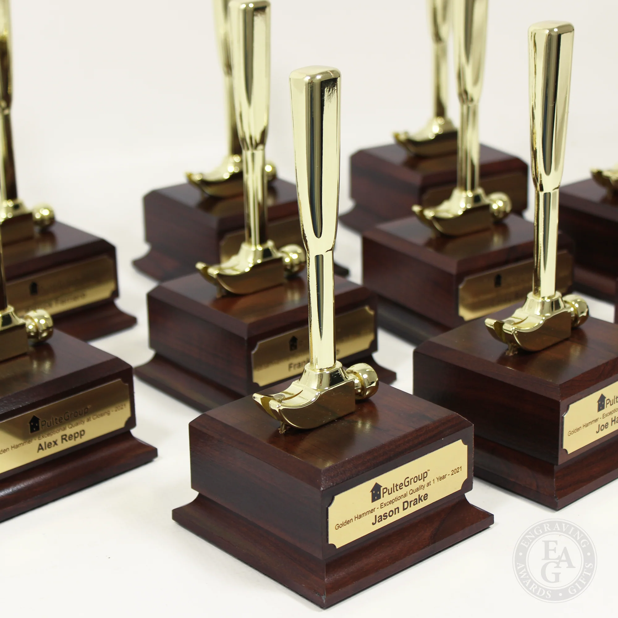Gold Plated Hammer Pedestal - Image 5
