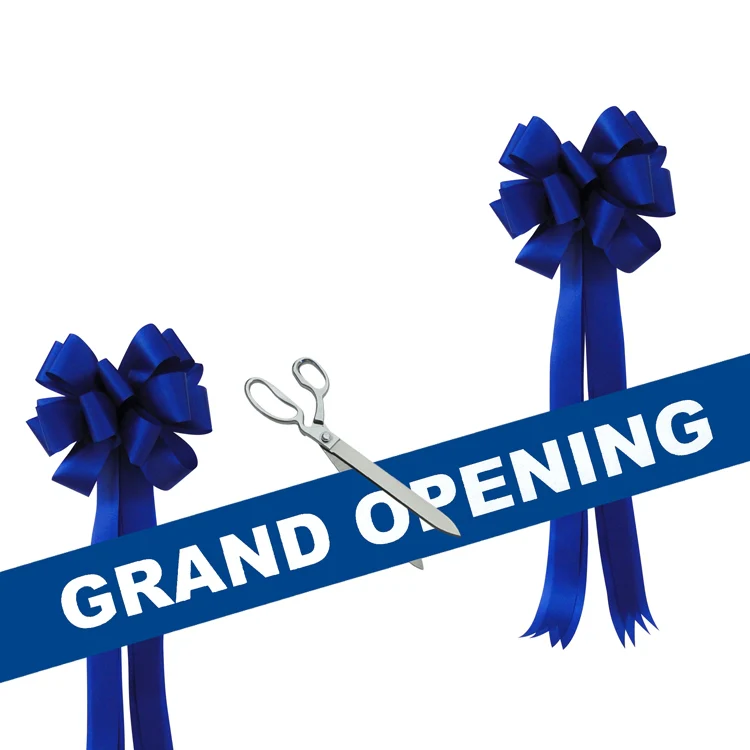 Grand Opening Kit - 15" Chrome Ceremonial Scissors - Image 4