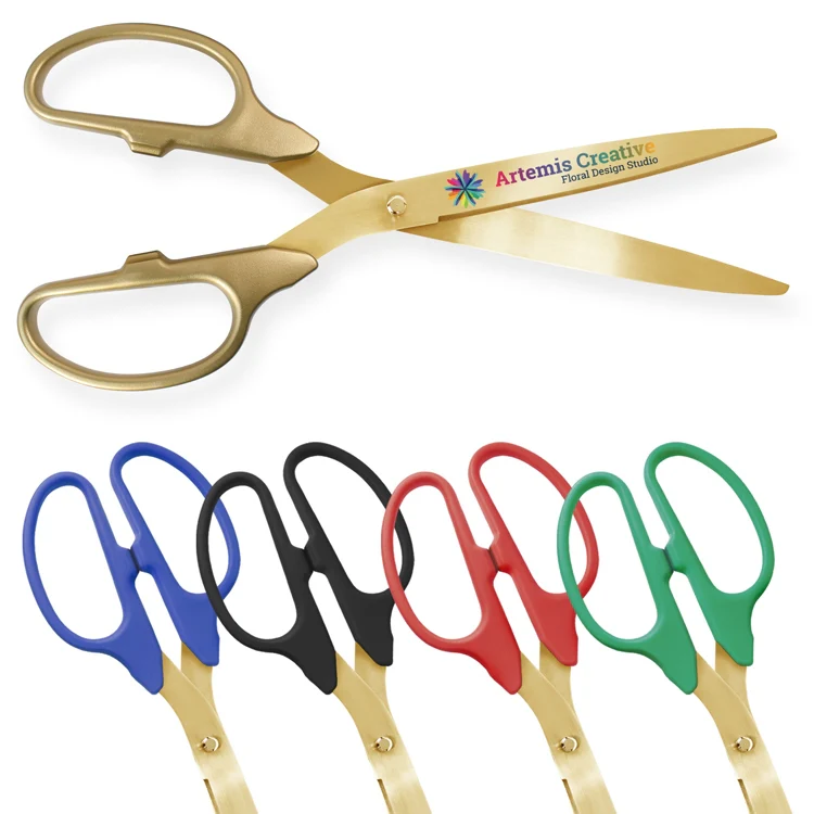 Grand Opening Kit - 25" Ribbon Cutting Scissors with Gold Blades - Image 8