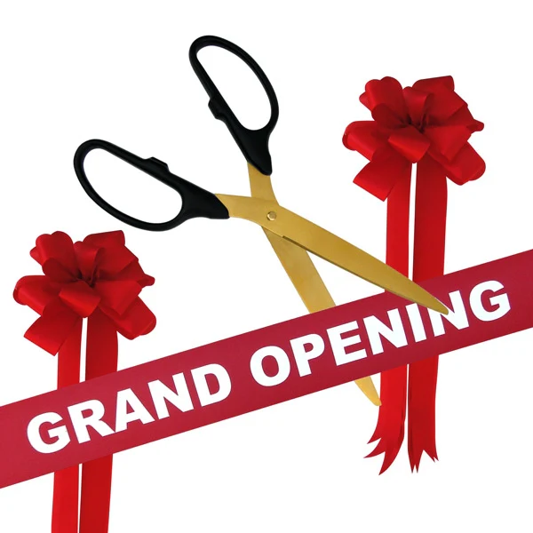 Grand Opening Kit - 36" Ribbon Cutting Scissors with Gold Blades - Image 3