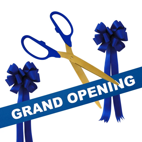 Grand Opening Kit - 36" Ribbon Cutting Scissors with Gold Blades - Image 6