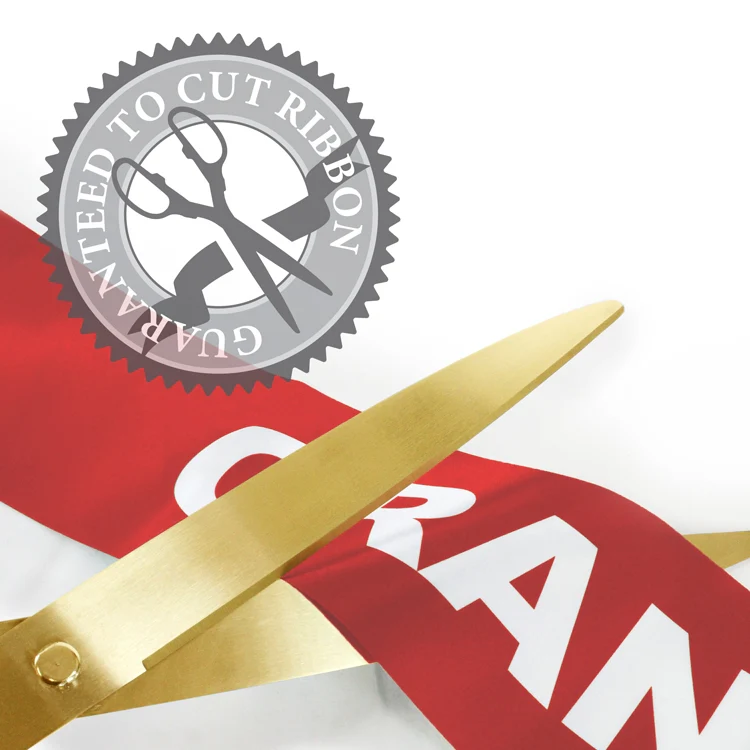 Grand Opening Kit - 36" Ribbon Cutting Scissors with Gold Blades - Image 7