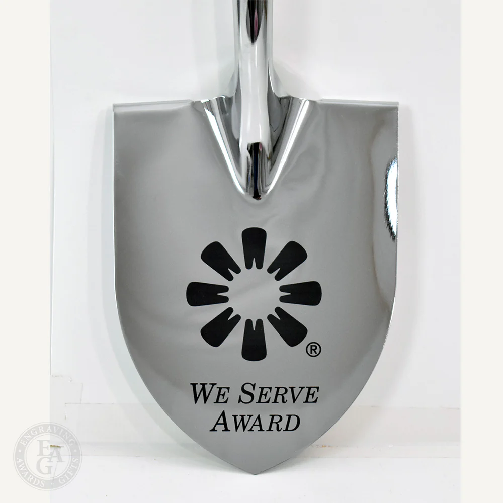 Specialty Chrome Plated Ceremonial Groundbreaking Shovel - D-Handle - Image 97