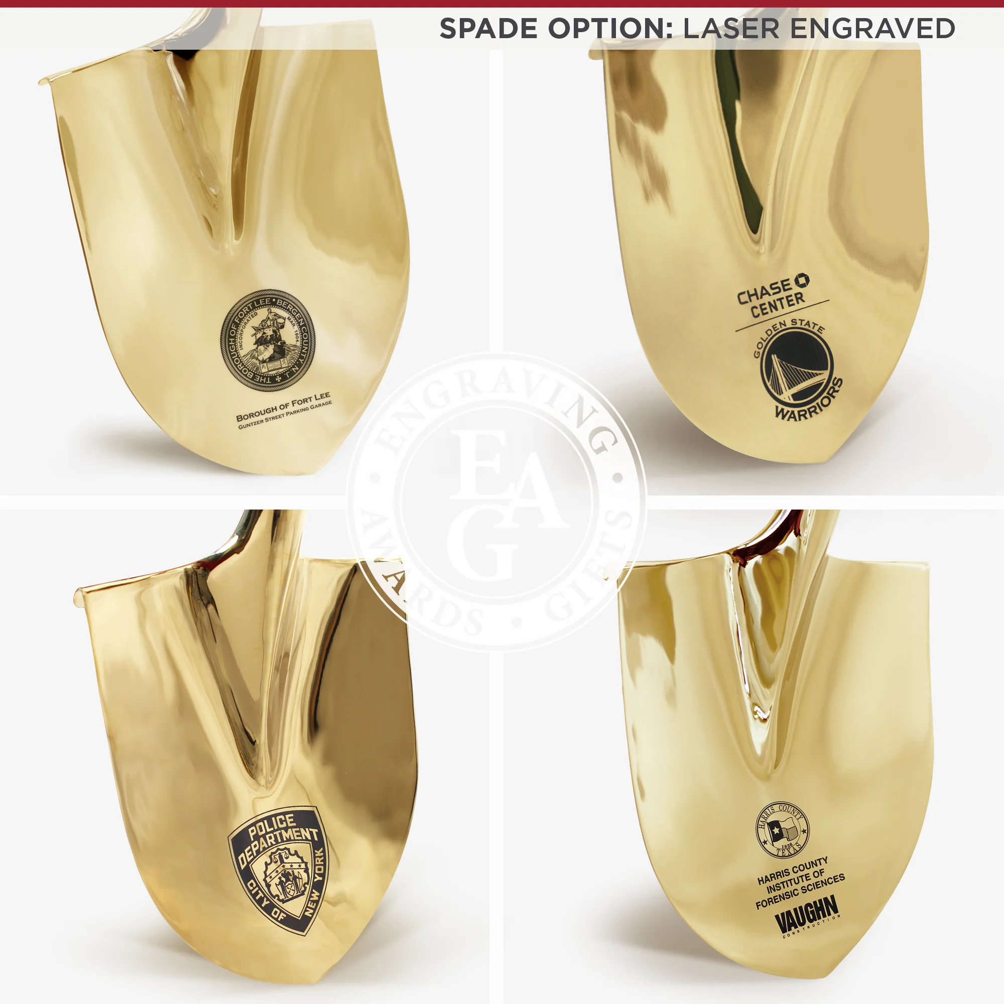 Groundbreaking Ceremonial Shovel Kit - Traditional Gold Plated D-Handle - Image 10