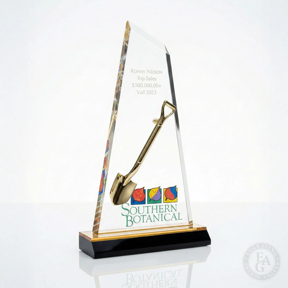 Miniature Shovel Acrylic Award - Image 11