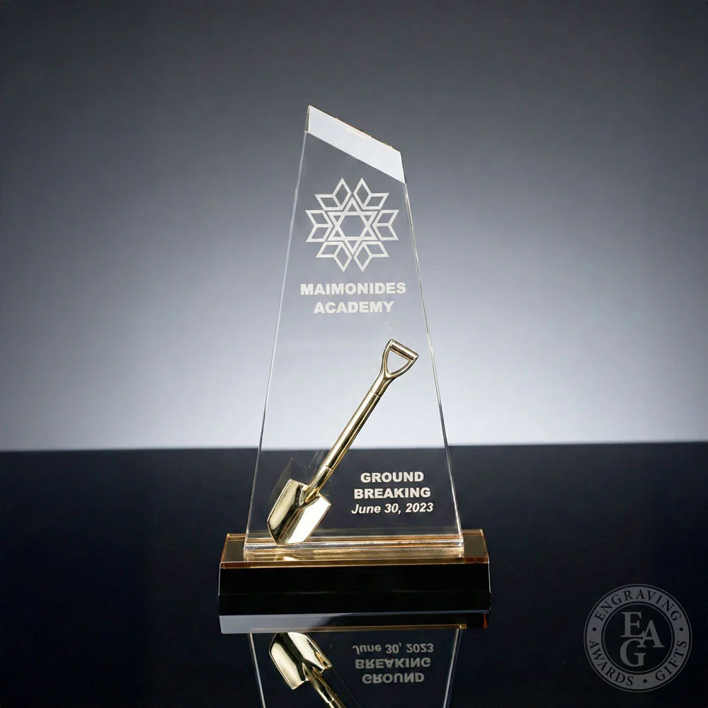Miniature Shovel Acrylic Award - Image 12