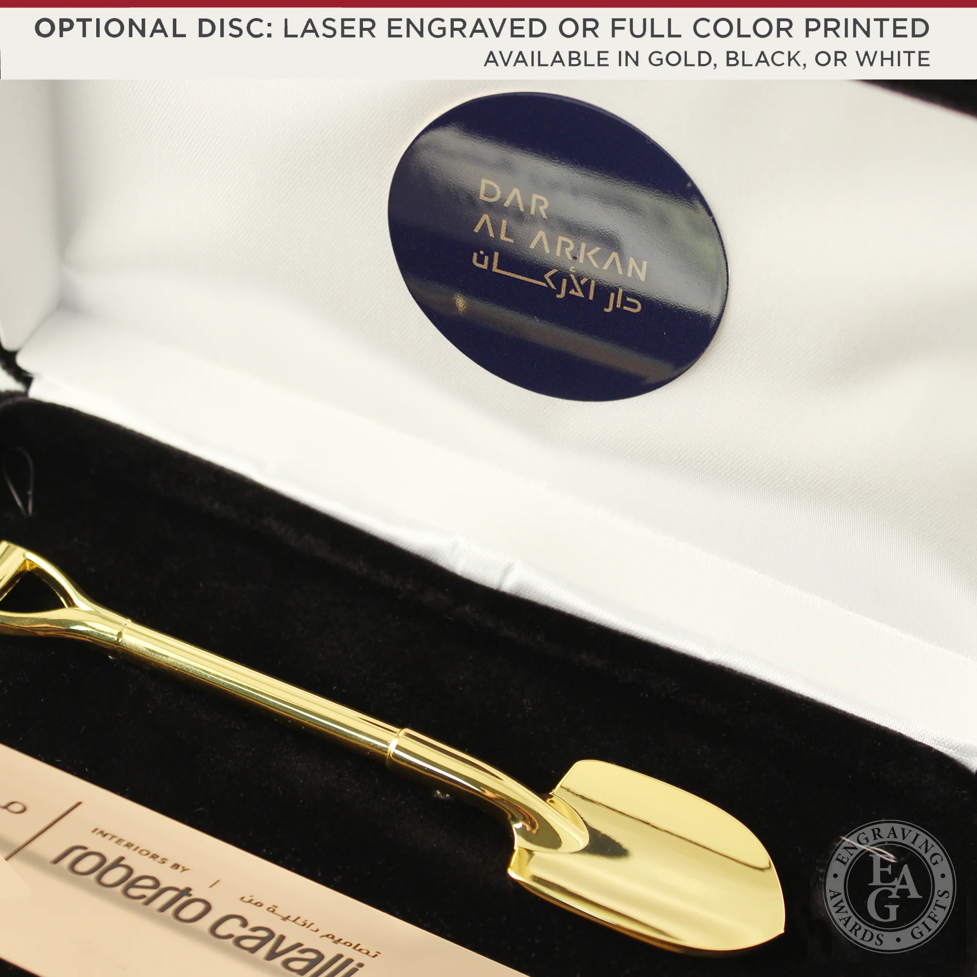 Miniature Ceremonial Shovel with Presentation Case - Image 8