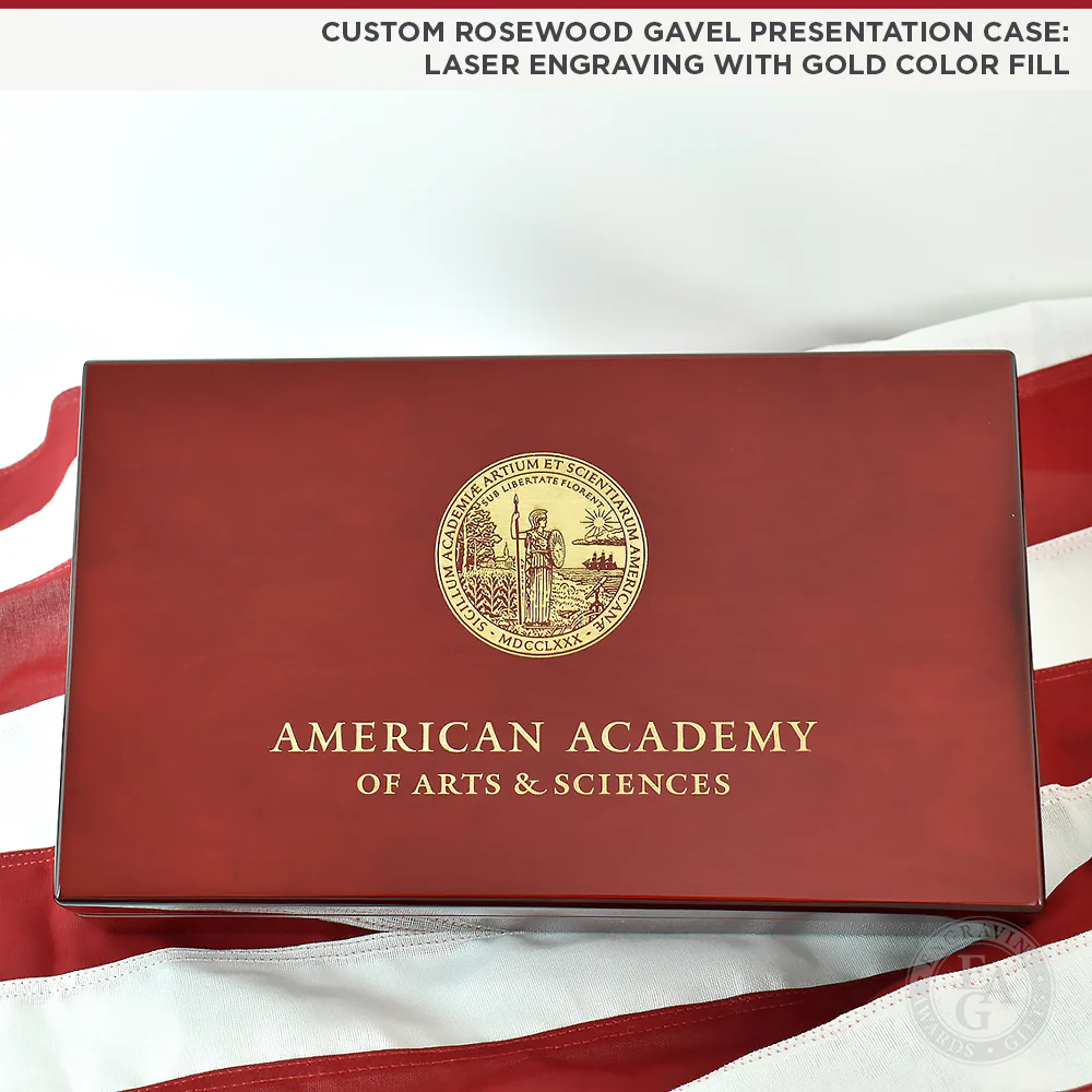 Rosewood Gavel & Sound Block Presentation Set - Image 8