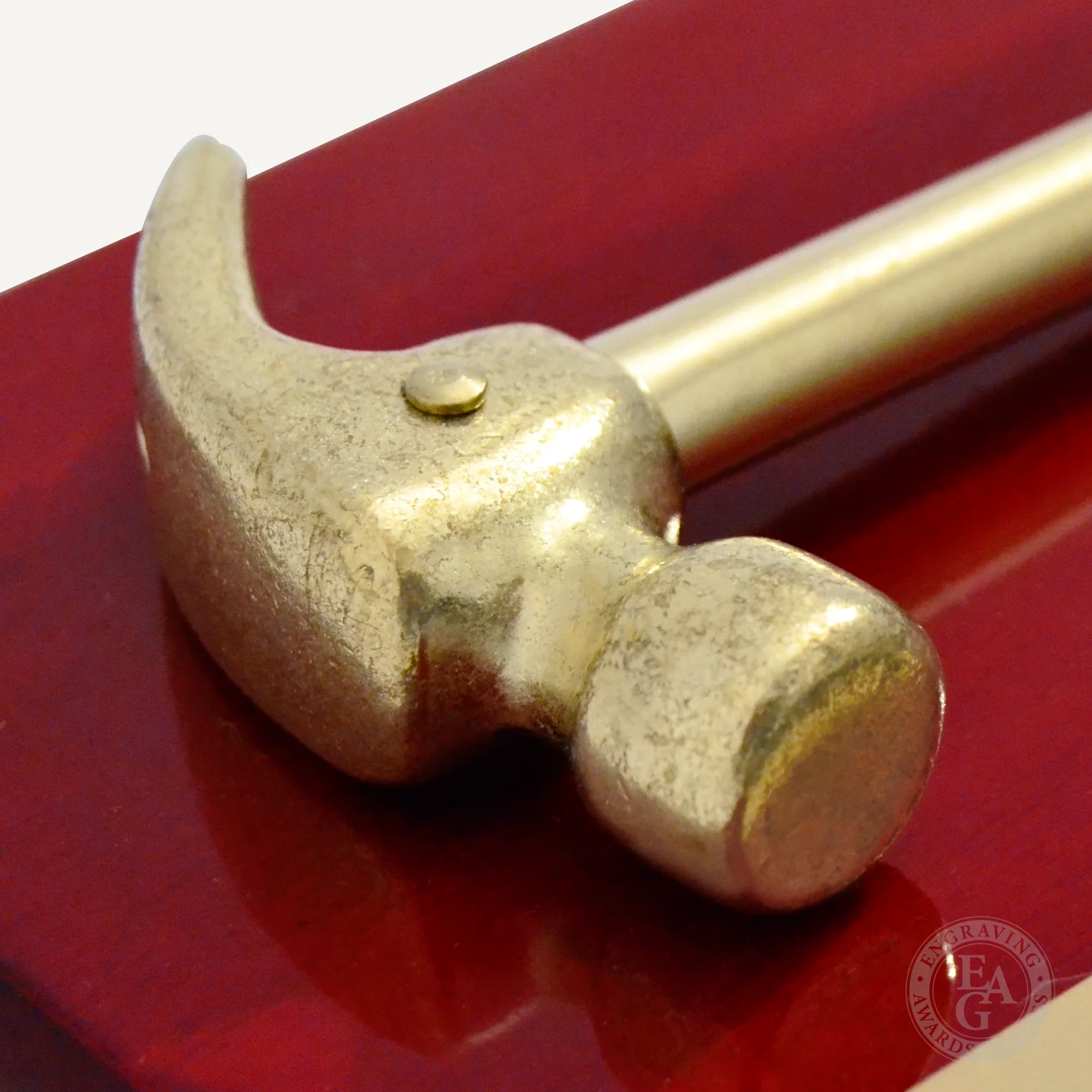 Rosewood Golden Hammer Plaque - Image 5