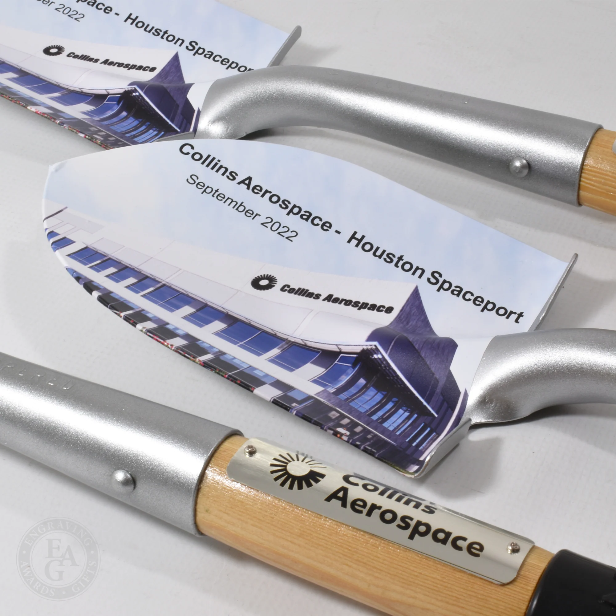 Silver Painted Ceremonial Groundbreaking Shovel - Small - Image 11