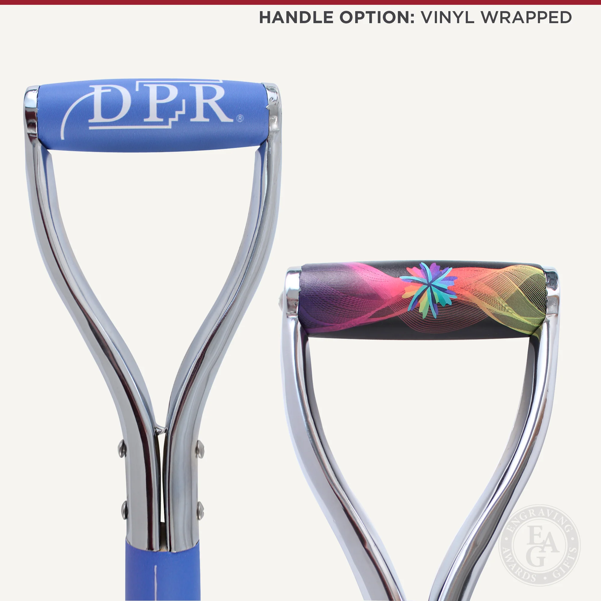 Specialty Chrome Plated Ceremonial Groundbreaking Shovel - D-Handle - Image 17