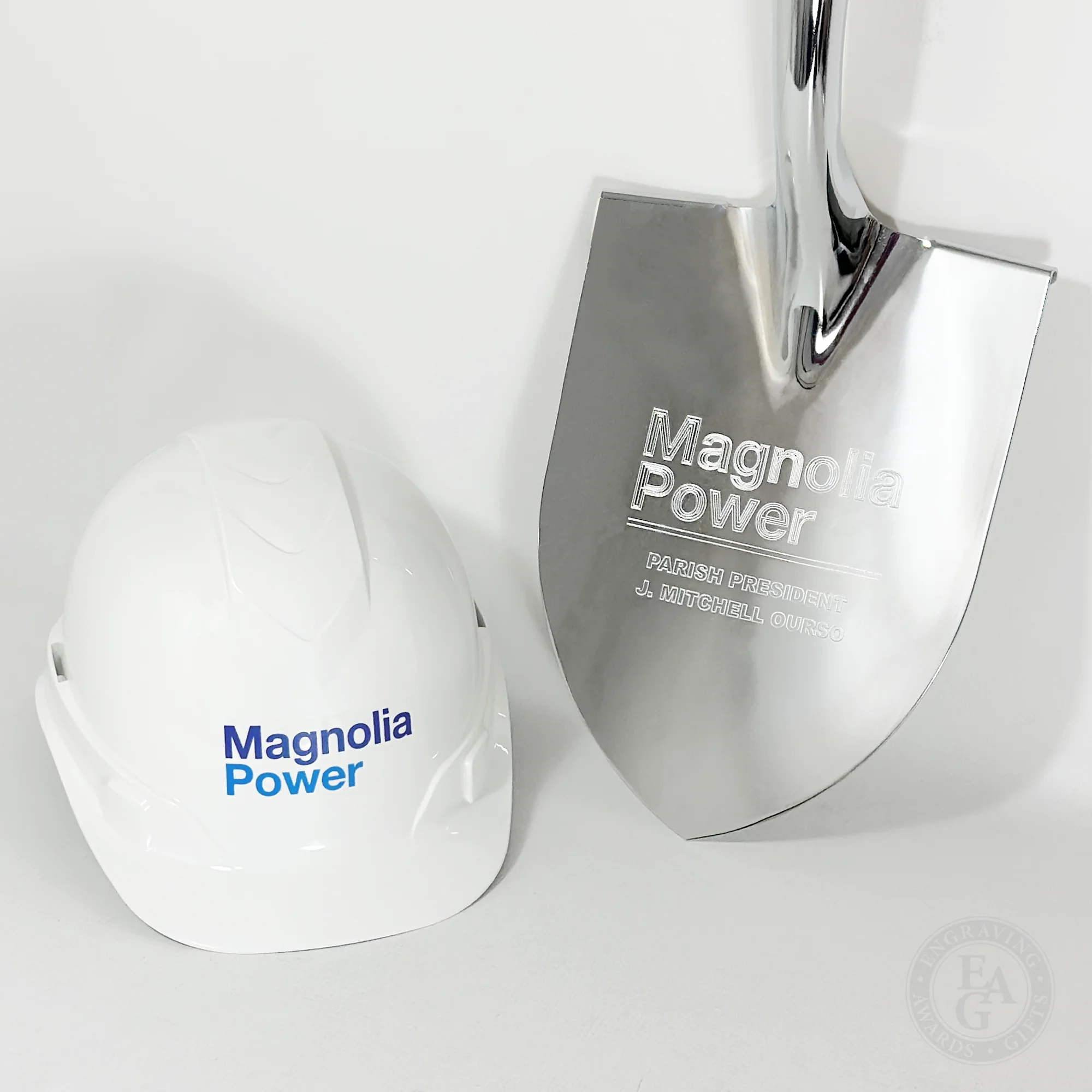 Specialty Chrome Plated Ceremonial Groundbreaking Shovel - D-Handle - Image 42