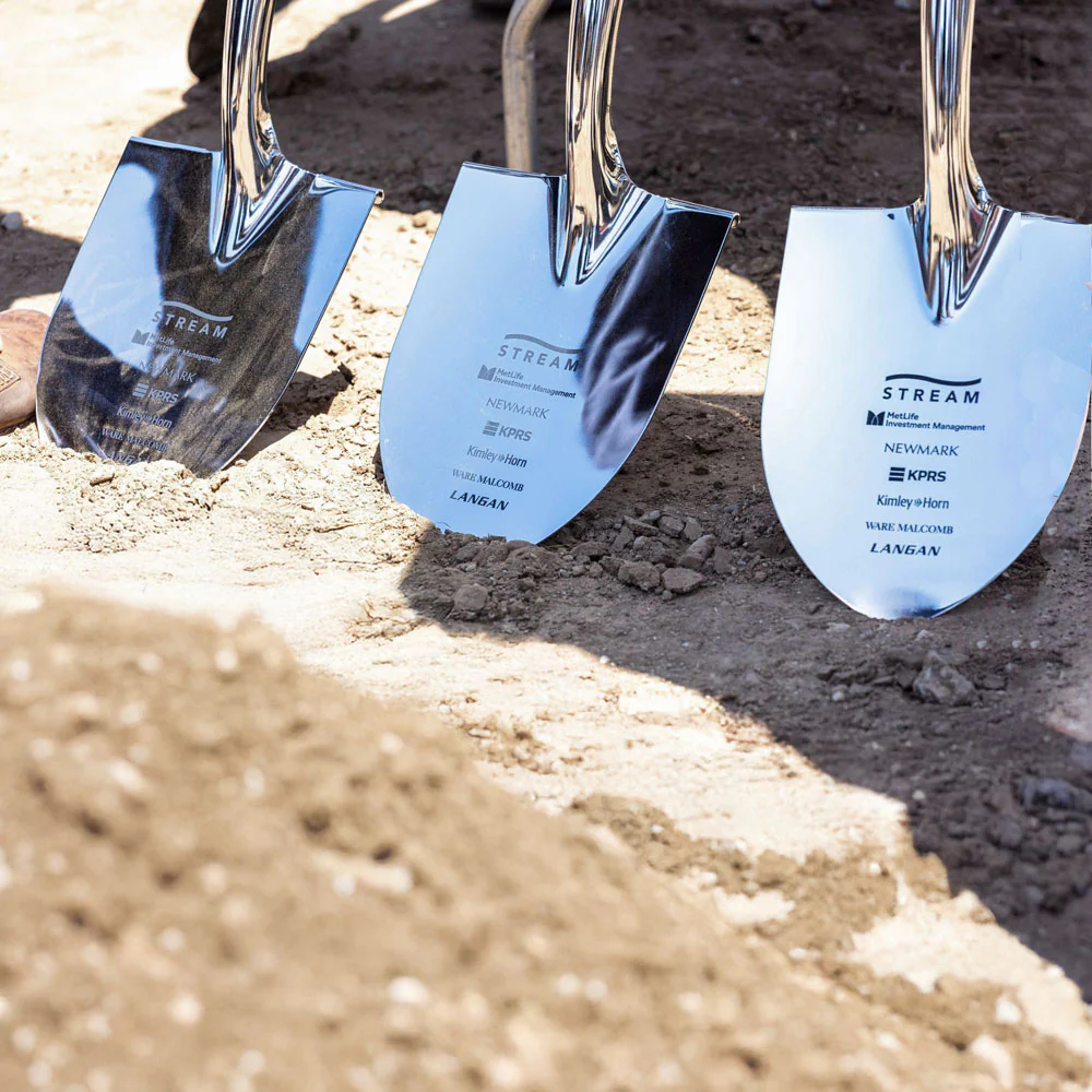 Specialty Chrome Plated Ceremonial Groundbreaking Shovel - D-Handle - Image 83