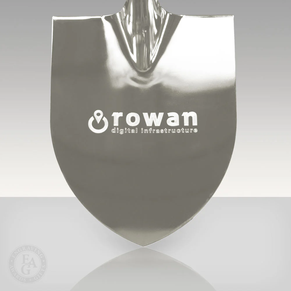 Specialty Chrome Plated Ceremonial Groundbreaking Shovel - D-Handle - Image 89