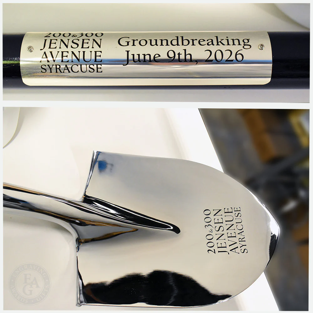 Specialty Chrome Plated Ceremonial Groundbreaking Shovel - D-Handle - Image 99