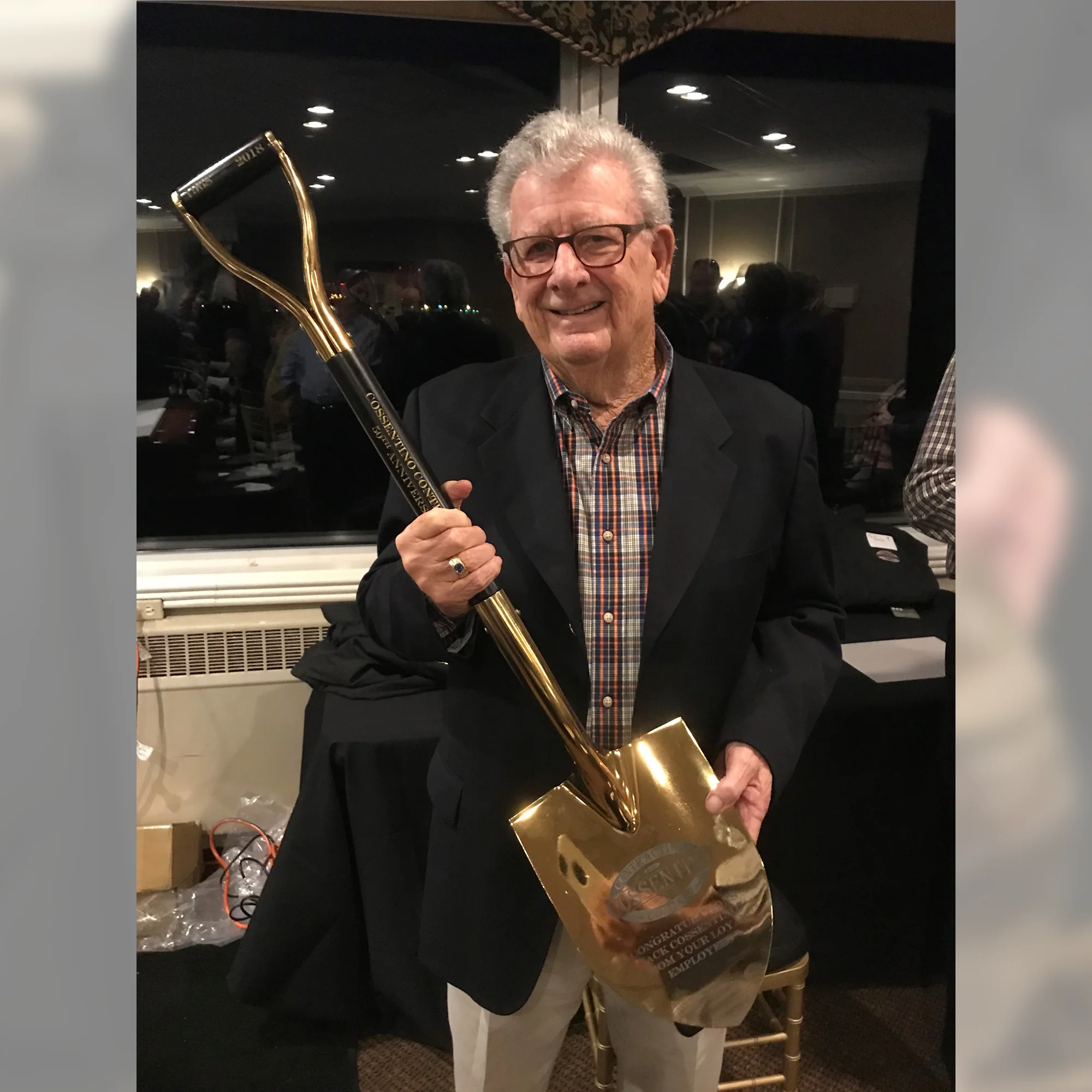 Specialty Gold Plated Ceremonial Groundbreaking Shovel - D-Handle - Image 29