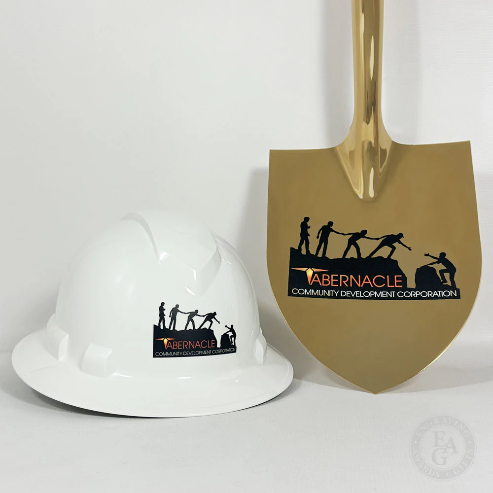 Specialty Gold Plated Ceremonial Groundbreaking Shovel - D-Handle - Image 48
