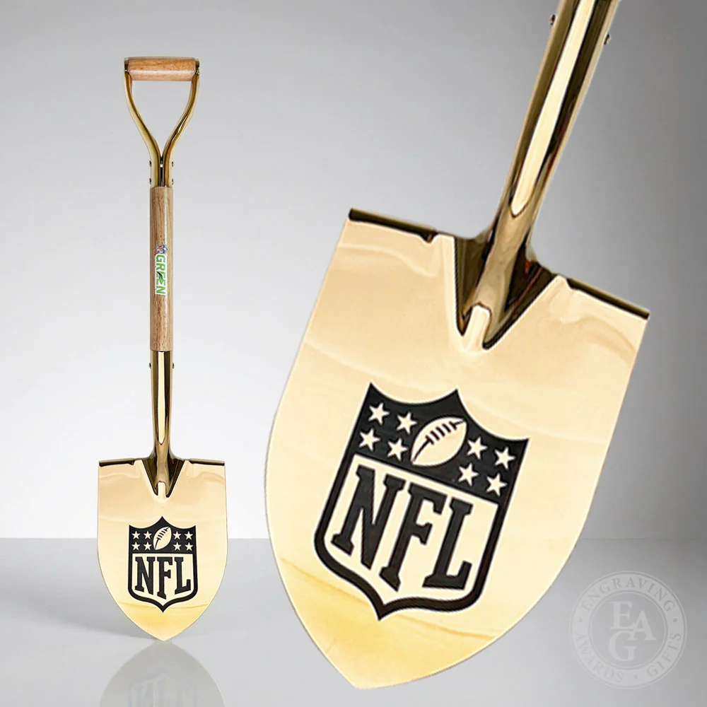 Specialty Gold Plated Ceremonial Groundbreaking Shovel - D-Handle - Image 52