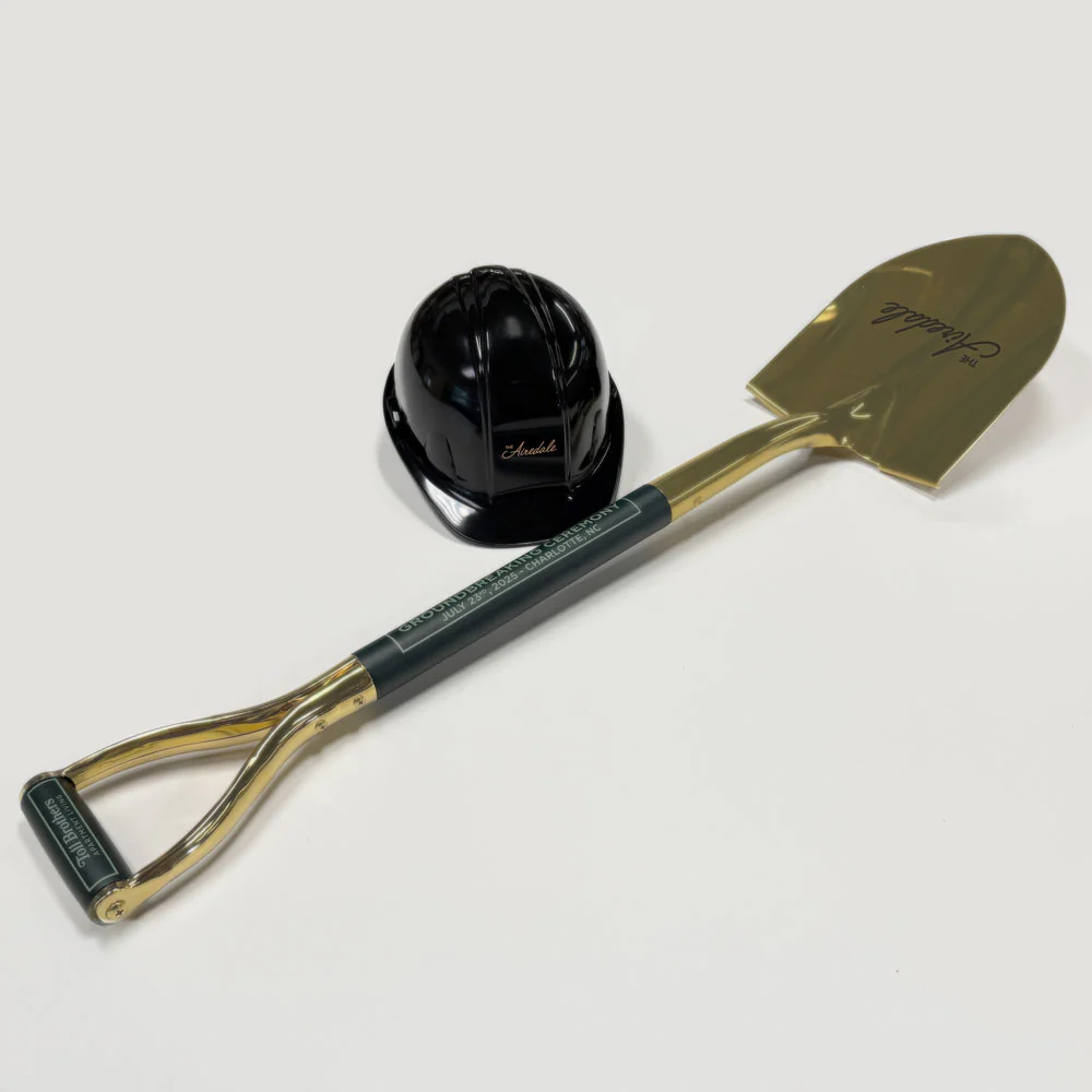 Specialty Gold Plated Ceremonial Groundbreaking Shovel - D-Handle - Image 57