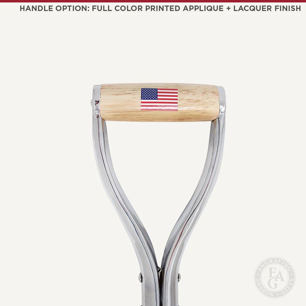 Stainless Steel Ceremonial Groundbreaking Shovel - Image 8