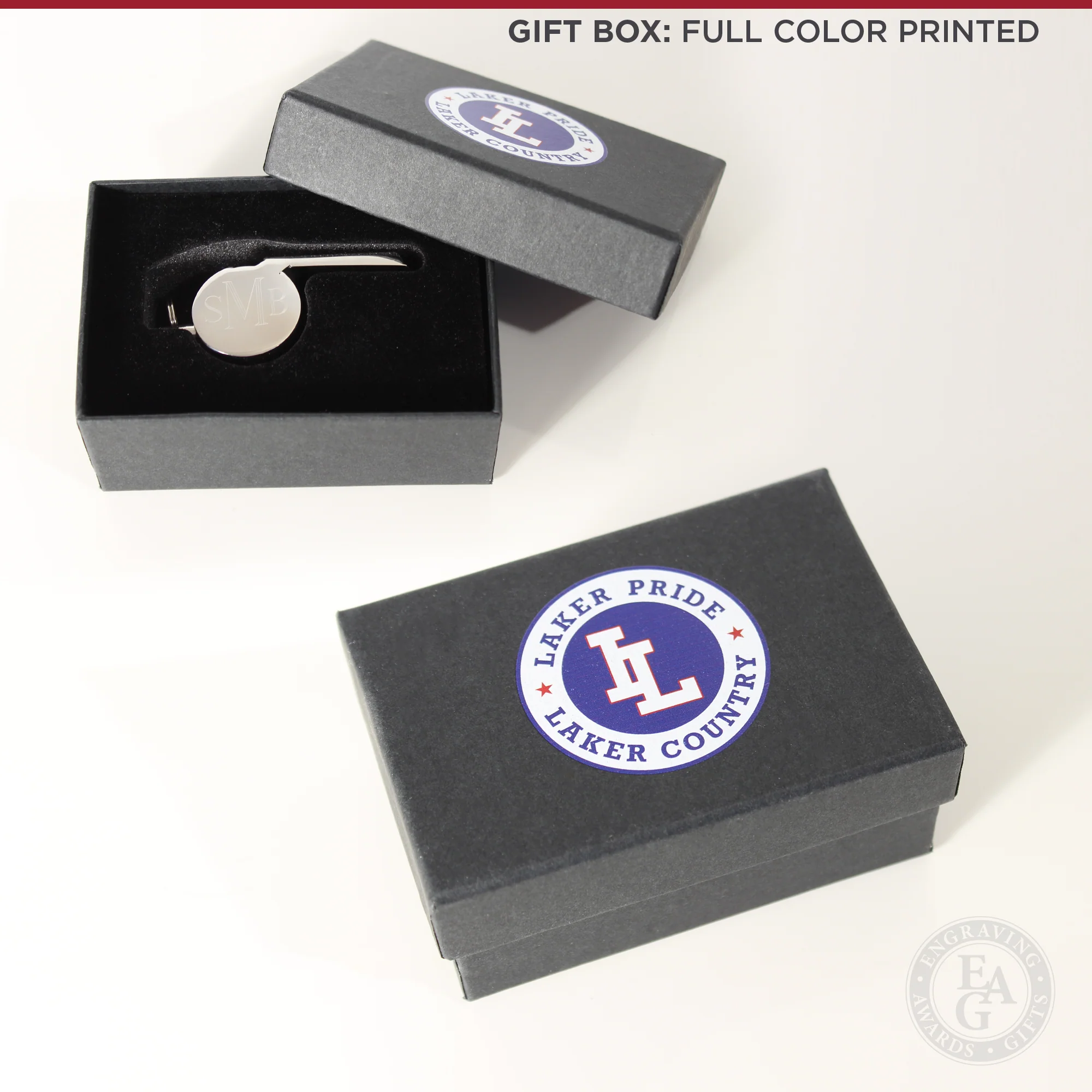 Stainless Steel Whistle Keychain - Image 4